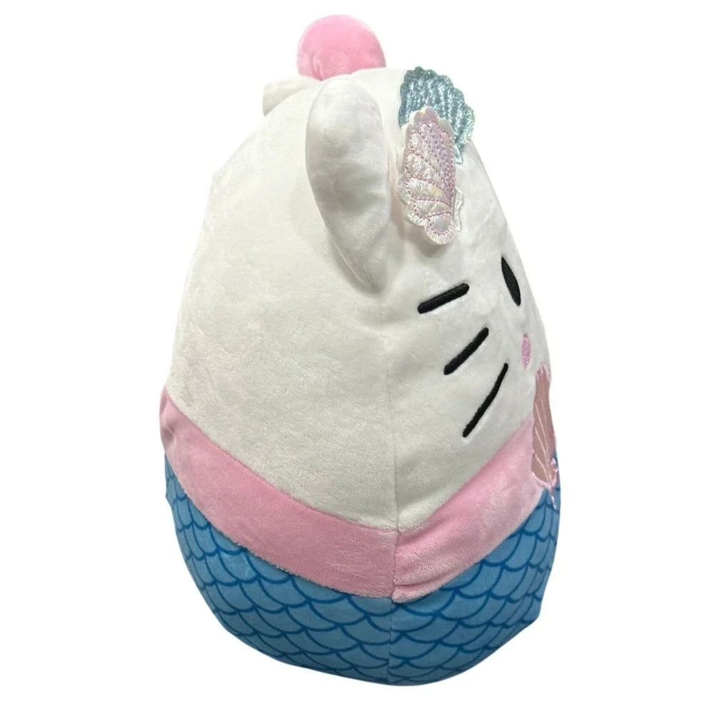 Squishmallows Hello Kitty Mermaid 12 Inch Plush Sanrio Blue Pink White SIL-34947